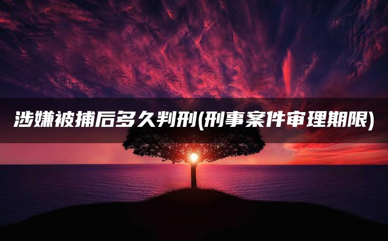 涉嫌被捕后多久判刑(刑事案件审理期限)